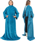 PAVILIA Wearable Blanket with Sleeves for Adult Women Men, Soft Warm Fleece Wrap Throw, Robe Blanket Gift