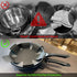 Pot & Pan Protectors, 3-Piece Silicone Cookware Protector Pad, Unique Opening Design for Stacking