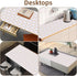 Shelf Liners for Kitchen Cabinets, 12in x 10FT Non Adhesive Drawer Liner, Gold Quatrefoil Thickened Shelf Liner Paper