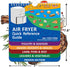 TZARROT Air Fryer Magnetic Cheat Sheet Set: Over 200 Foods Cooking Guide Flip Chart