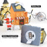 Sets-Christmas Christmas Village Decorations,LED Lighted Christmas Village Houses with Figurines, Christmas Village