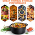 Overmont 2 in 1 Pre-Seasoned Dutch Oven with Skillet Lid for Induction, Electric, Grill, Stovetop, BBQ, Camping (5
