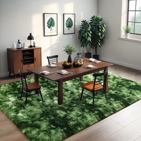 Larhom 5x8 Nuttumico Extra Large Fluffy Area Rug, Feet Modern Indoor Carpets for Living Room Bedroom, Plush High Pile