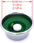 Backflush Disc for Espresso Machine - Food-Grade Silicone Blind Insert, Compatible with Cleaning Tablets (1, Green)