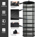 8 60 cm) Desy & Feeci Herb Drying Rack Hanging, Layer Collapsible Mesh Dry Net Herb Dryer with S Hang Buckle