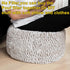 20x20x12 Inches Asuprui Pouf Ottoman Unstuffed Ottoman Foot Rest No Filler Soft Fur Foot Stool Fuzzy Chair Floor Pouf