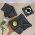 Homaxy Premium Microfiber Waffle Weave Kitchen Dish Cloths, 12 x 12 Inch Ultra Absorbent - 6 Pack Dark Grey