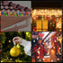 Meetory Christmas Light Clips, 100 Mini Hanging Hooks for Gutters & Shingles, Weatherproof Plastic Hooks