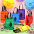 24 Hosuly Pcs Back to School Crayon Tote Bags End of Year Gift Bags Bulk Goodies Decor for Teacher Appreciation