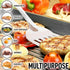 Zulay Kitchen Stainless Steel Metal Spatula - Lightweight, Durable Turner with Comfortable Grip (14.8")