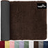 KANGAROO Luxury Chenille Bath Rug, 30x20, Extra Soft and Absorbent Shaggy Mat for Tub, Shower, Bathroom, Brown
