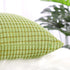 uxcell Soft Corduroy Throw Pillow Cover, Corn Striped Decorative Cushion Cover, 12" x 18", Pale Green