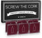 Screw The Cork Condom Style Wine Bottle Stoppers (6 Pack) Air-Tight Rubber Seal for Fresh