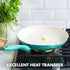 GreenPan Rio Healthy Ceramic Nonstick Frying Pan Skillet, 10", PFAS-Free, Dishwasher Safe, Turquoise