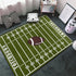 Sports Area Rug Retro American Football Field 24x36 Inch, Non-Slip Doormat for Living Room, Dining, Bedroom Decor
