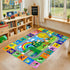 3x5 Kids Rug for Playroom, ABC Educational Carpet for Classroom,Non Slip Washable Play Mat with Alphabet Numbers