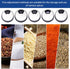 OPTWISELY 10 5oz PCS Hexagon Glass Large Magnetic Spice Jars for Refrigerator with Labels, Shaker Lids, Magnetic Base