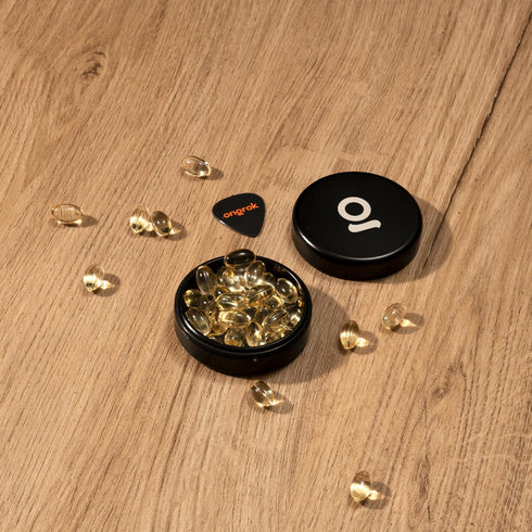 ONGROK Storage Puck - Black, Perfect Size Case to Store in Your Pocket, Airtight