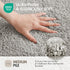Madison Park Evan 100% Cotton Bathroom Rug, Non-Slip Backing, Luxurious Tufted Plush Bath Mat, 24x72, Grey