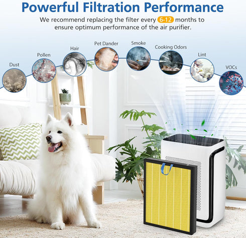 Vital 200S Pet Care Replacement Filter for LEVOIT Vital 200S Air Purifier, 3-in-1 H13 Grade True HEPA Activated Carbon,