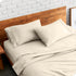 Bare Home Microfiber Pillow Cases - King Size Set of 2 - Cooling Double Brushed Sand Pillowcases, Easy Care