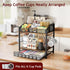 Countertop 42 Homsorout Coffee Bar Organizer - Coffee Station, K Cup holder Storage Basket with Drawer and Hooks