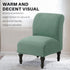 Armless MIFXIN Accent Chair Cover Knitted Stretch Slipper Chair Couch Slipcover Removable Washable Furniture Protector