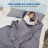 Summer 50 70 inches) HOMFINE Cooling Blankets for Hot Sleepers - Blanket Thin Lightweight Breathable Soft Double Side