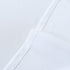 White Kitchen Curtains 36 Inch Length - Sets of 2 Panels Rod Pocket Cafe Curtains for Bathroom, Semi Sheer Short