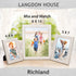 8x10 3 Pack) Langdon House Picture Frames (Almond White, Wood Grain Style, Wall Mount or Table Top, Richland Collection
