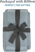 6 Pack 600 100% Welhome Franklin Premium Hand Towels Popcorn Textured Dusty Blue Bathroom Towels Hotel & Spa Towels