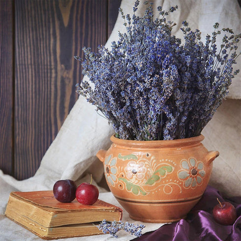Timoo Dried Lavender Bundles, 100 Natural Flowers for Home Decoration, Photo Props, 2 Bundles Pack