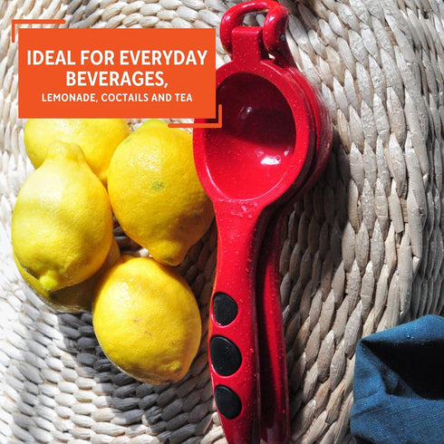 IMUSA USA Red Lemon/Lime Squeezer, One Size