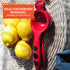 IMUSA USA Red Lemon/Lime Squeezer, One Size