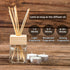 Reed Diffuser Sticks – 100 pcs Black Rattan Essential Oil Aroma Refill Wood Sticks for Spa, Fragrance, Aromatherapy (24