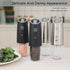 Set 591 (100ml) Electric Salt and Pepper Grinder Gravity Tilt-to-Grind, USB-C Rechargeable, Adjustable Ceramic Burr