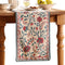 bilin gaier Farmhouse Berry Red Floral Table Runner for Coffee Table,Decorative Linen