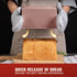 KITESSENSU Pullman Loaf Pan with Lid, 1 lb Dough Capacity Non-Stick Bakeware for Baking Bread