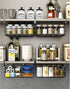 2Pack 11.8in Under Shelf Basket Storage - Metal Under Cabinet Shelf, Hanging Wire Basket Shelves, Undershelf Storage