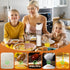 16.9 OZ NiHome Sugar Dispenser with Automatic Pouring Switch for Home, Kitchen, Coffee Station, Large Capacity Glass