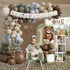 HYCSANBAO 1st One Happy Camper Birthday Decorations, Camping Birthday Party Supplies with Balloon Arch Balloon Box