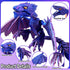 3D Extra Large Dynamic Printed Dragon Egg with Dragon InsideOpen and Close Mouth with Wings Movable and Eyes, Feathered