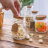 Brajttt 30 Pack, 7 oz Mini Yogurt Jars Glass Favor Jars with Cork Lids, Pudding Containers with Lids, Mason Jar Wedding