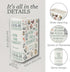 Steel Mill & Co Original Large Book-Shaped Decorative Vase, Ceramic Vases for Home Decor, Cute Bookshelf Decor, Unique