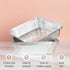 PLASTICPRO Disposable 9'' x 9'' x 2'' Square Aluminum Tin Foil Baking Pans, Pack of 10 for Cakes, Breads, Brownies