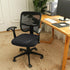 FORCHEER Black Office Chair Seat Cover, Water-Resistant 18inch Stretch Jacquard Computer Chair Cushion Slipcover