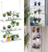 Jolitac Acrylic Window Boxes Plant Shelves for Windows, Acrylic Hanging Window Plant