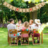 Summer Pudodo Jute Burlap Crawfish Let's Get Cray Banner Rustic Lobster Party Decoration