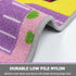 6.6x5.0 Capslpad Kid Rug for Playroom Purple Play Rug Traffic Road Car Play Mat ft Educational Learning Area Rug