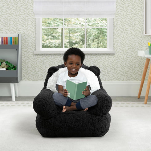 Cozee Delta Children Panda Buddy Chair, Black/White